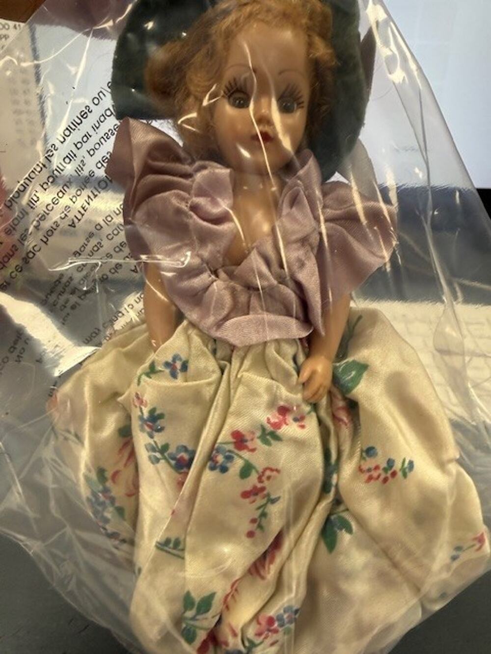 Vintage Ethnic Costume Doll Unmarked Sleep Eyes 7 Inch Free Standing